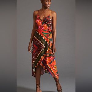 Anthropologie farm rio hanky wrap dress